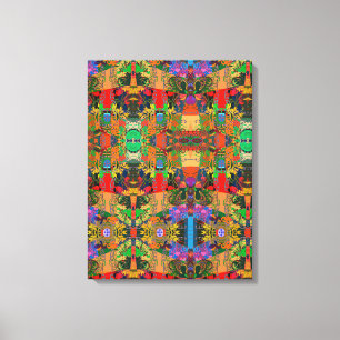 Portugees design Uitgerekt Canvas Afdruk