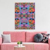 Portugees design Uitgerekt Canvas Afdruk (Insitu (Woonkamer))
