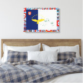 Portugees design Uitgerekt Canvas Afdruk (Insitu (Slaapkamer))