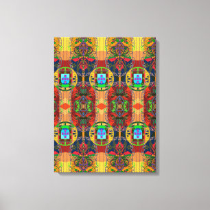 Portugees design Uitgerekt Canvas Afdruk