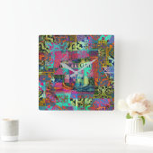 Portugees design vierkante klok (Huis)