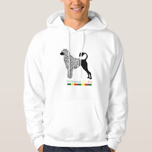 Portugees Dog T-shirt! Hoodie (Voorkant)