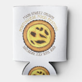 Portugees Eirog Custard Tart Pastry-voedselfestiva Blikjeskoeler (Voorkant)