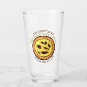 Portugees Eirog Custard Tart Pastry-voedselfestiva Glas (Voorkant)