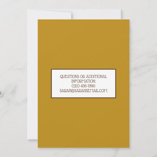 Portugees Eirog Custard Tart Pastry-voedselfestiva Kaart (Achterkant)