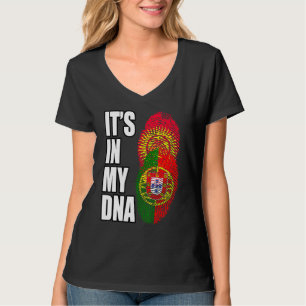 Portugees en Kirgizstani Mix Dna T-shirt