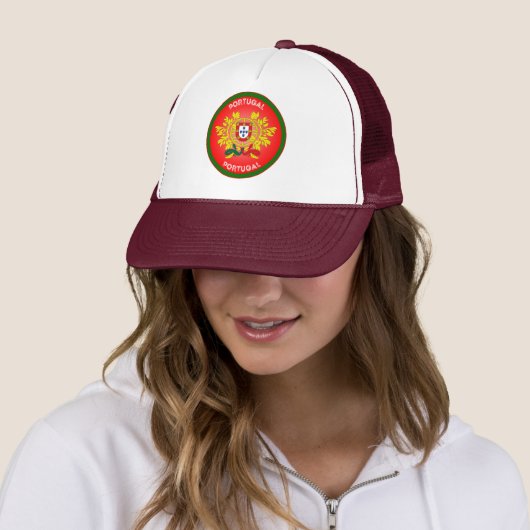 Portugees Erfgoed Embleem Trucker Pet (In situ)