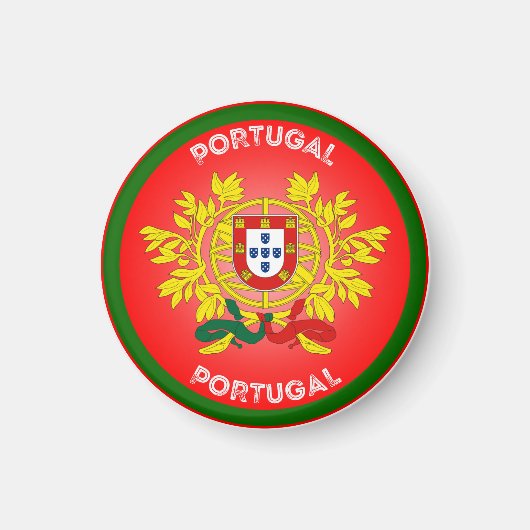 Portugees erfgoedembleem magneet (Voorkant)