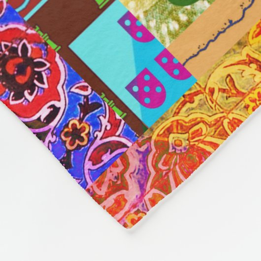 Portugees folk ar fleece deken (Hoek)