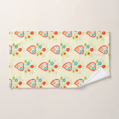 Portugees folkhartpatroon bad handdoek (Handdoek)