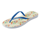 Portugees folkhartpatroon teenslippers (Schuin)