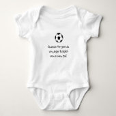 Portugees: futebol voetbal baby romper (Voorkant)
