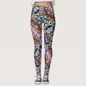 Portugees Galo de Barcelos, cultuur leggings (Voorkant)