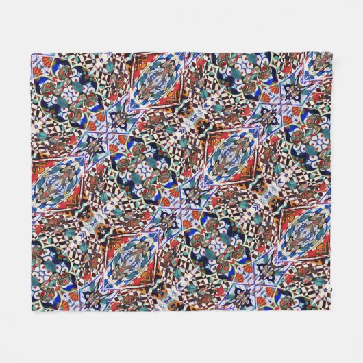 Portugees Galo de Barcelos Fleece Deken (Voorkant (Horizontaal))