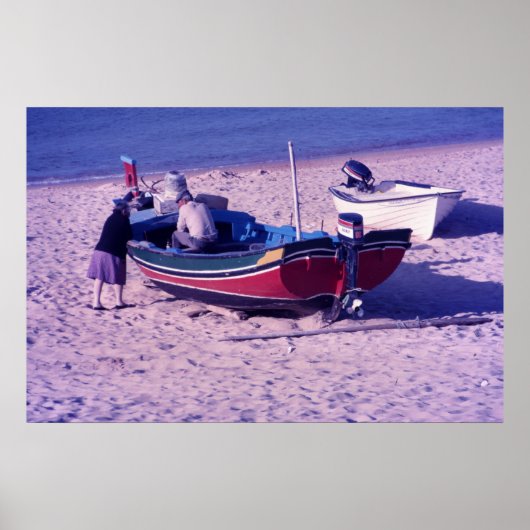 Portugees gezinsbedrijf poster (Voorkant)