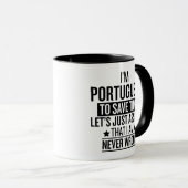 Portugees Grappig Mok (Voorkant rechts)