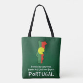 Portugees grappig schattig citaat tas (Achterkant)