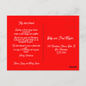 Portugees haan Kerstmis Bauble Party Briefkaart (Achterkant)