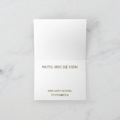 Portugees Happy Birthday Kaart (Binnen)