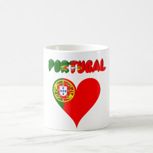 Portugees hart koffiemok