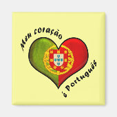 Portugees hart magneet (Voorkant)