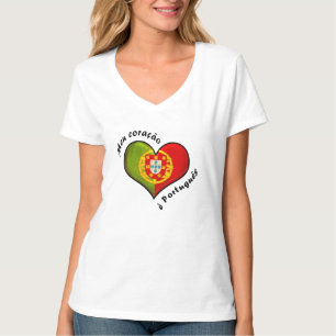 Portugees hart t-shirt