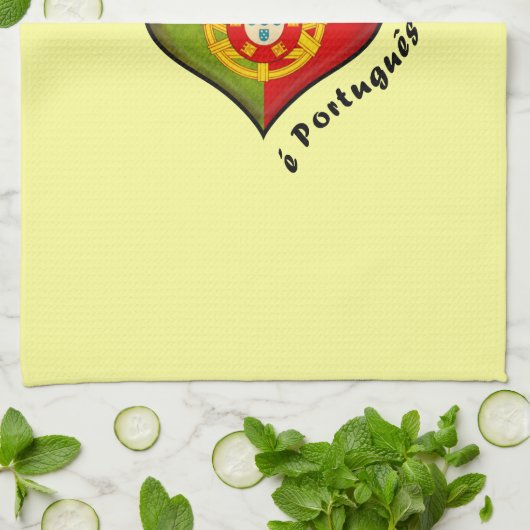 Portugees hart theedoek (Gevouwen)