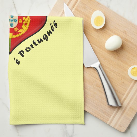 Portugees hart theedoek (Quarter Fold)