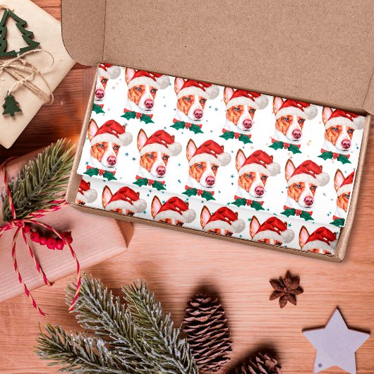 Portugees Hondenras kerststerren in Podengo Tissuepapier