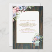 Portugees |  Huwelijk Bloemen Folkloristisch Rusti Kaart (Achterkant)