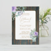 Portugees | Huwelijk Bloemen Folkloristische Rust Kaart (Staand voorkant)