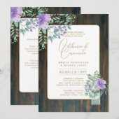 Portugees | Huwelijk Bloemen Folkloristische Rust Kaart (Voorkant / Achterkant)