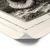  Portugees kaart van de oude Azoren (1690) Poster (Hoek)