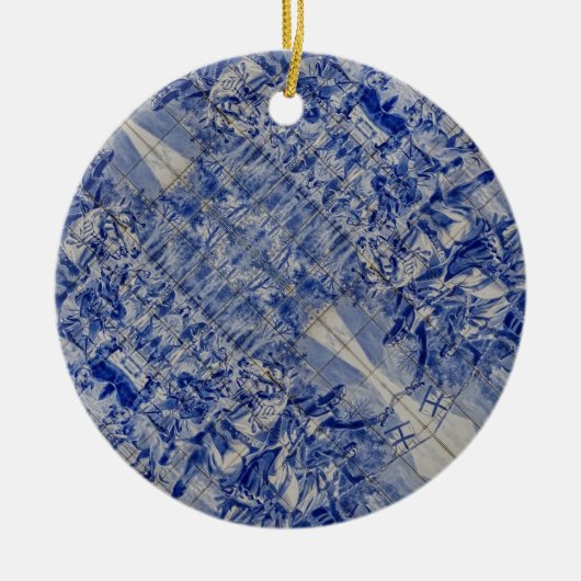 Portugees Keramisch Ornament (Voorkant)