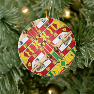 Portugees Keramisch Ornament