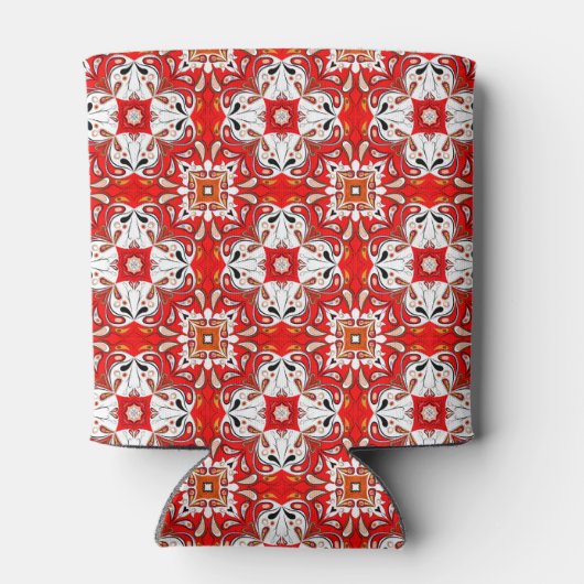 Portugees keramisch tegelpatroon blikjeskoeler (Achterkant)