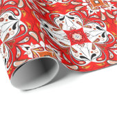 Portugees keramisch tegelpatroon cadeaupapier (Rol Hoek)