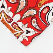 Portugees keramisch tegelpatroon fleece deken (Hoek)