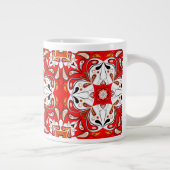 Portugees keramisch tegelpatroon grote koffiekop (Rechts)