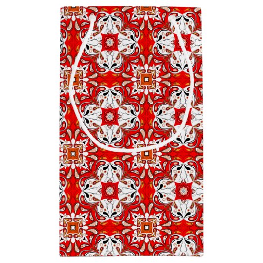 Portugees keramisch tegelpatroon klein cadeauzakje (Achterkant)