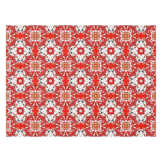 Portugees keramisch tegelpatroon tafelkleed (Voorkant (Horizontaal))