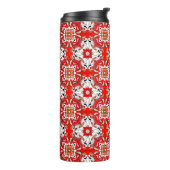 Portugees keramisch tegelpatroon thermosbeker (Gedraaid links)