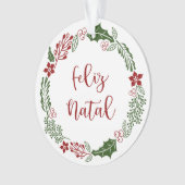 Portugees kerstavond, Feliz Natal Ornament (voorkant)