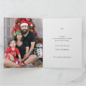 Portugees Kersthuis met Kippengroetjes Kaart (Binnen)