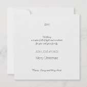 Portugees Kersthuis met Rooster Groeten Kaart (Achterkant)