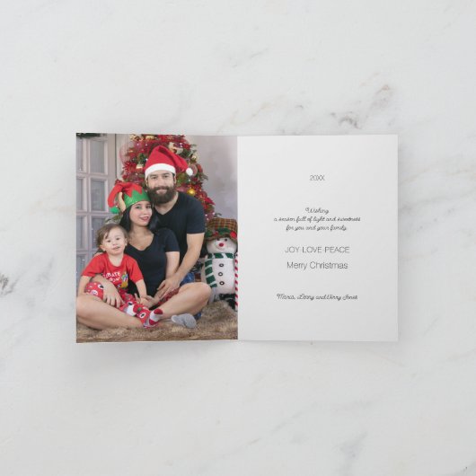 Portugees Kersthuis met Rooster Groeten Kaart (Binnen)