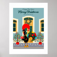 Portugees Kersthuis met Rooster Groeten