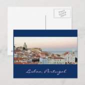 Portugees: Lisboa, Portugal Briefkaart (Voorkant / Achterkant)