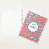 Portugees Lissabon Sardines Pattern Azulejos Pink Planner (Display)