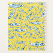 Portugees Lissabon Sardines Pattern Azulejos Yello Planner (Achterkant)